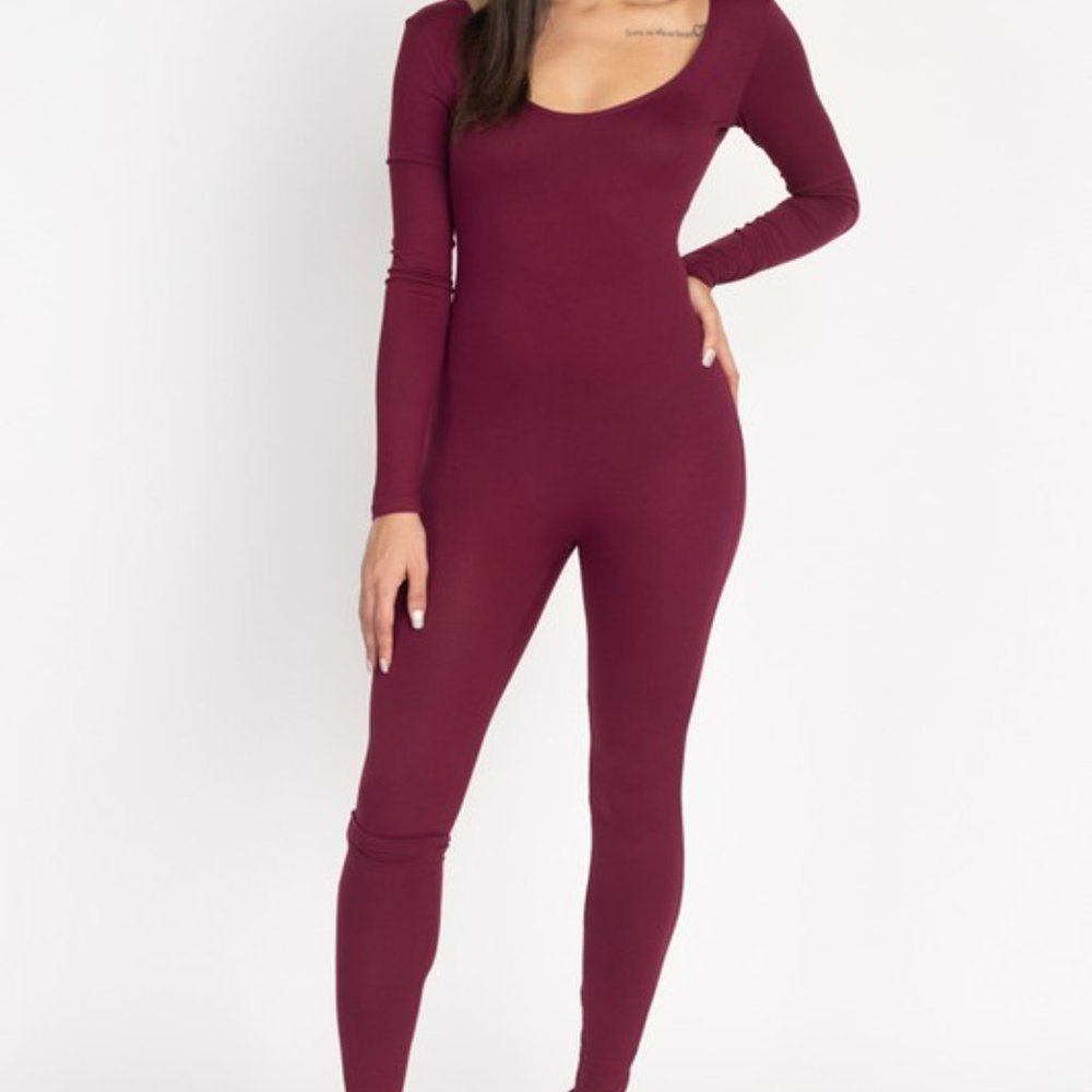 Sexy Scoop Neck Jumpsuit
